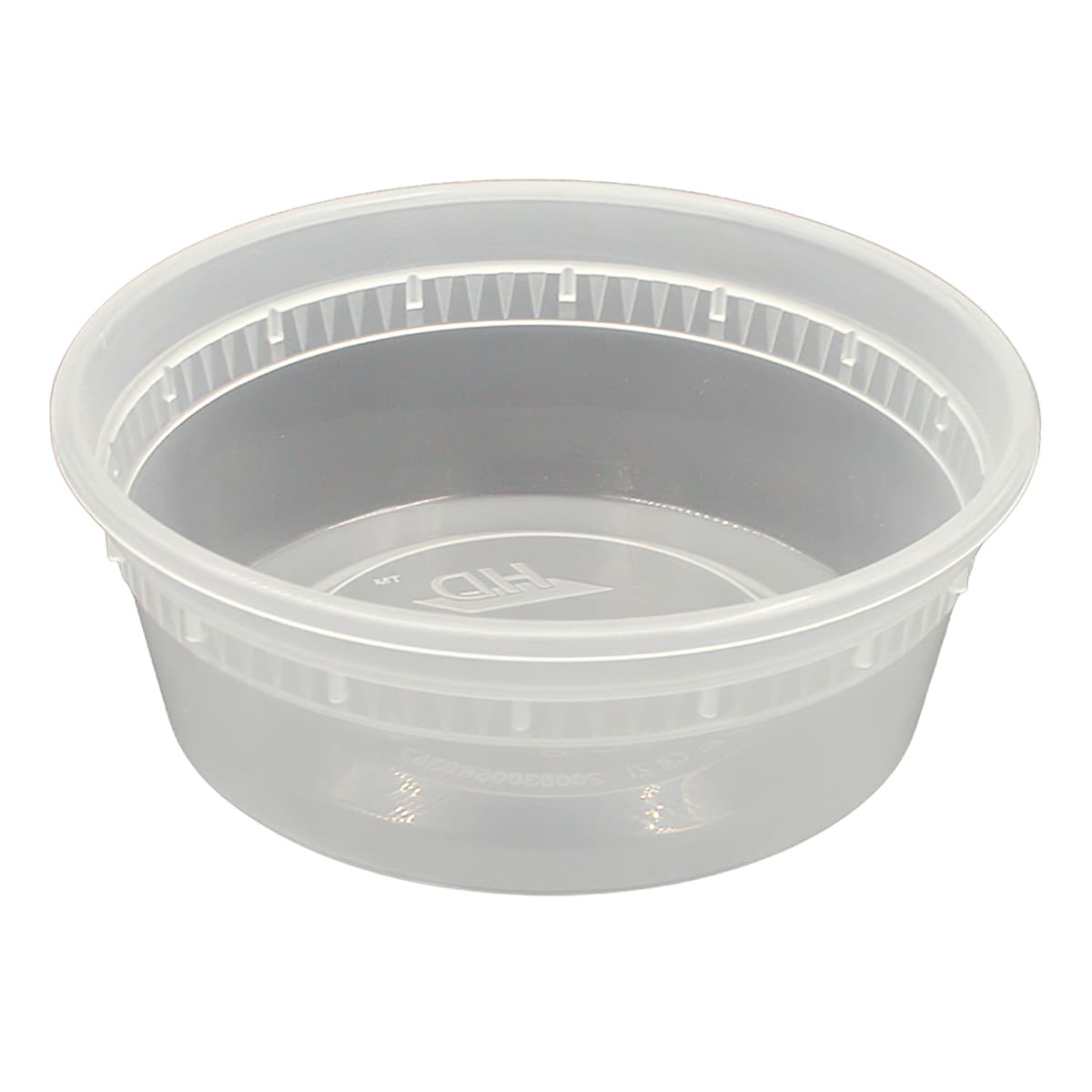 Soup Deli Container 8 OZ Plastic Translucent Heavy Duty 500/Case