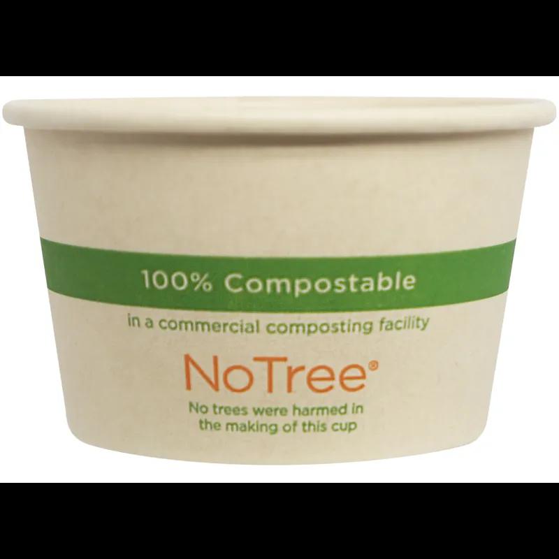NoTree® Souffle & Portion Cup 2 OZ Bamboo Paper 2000/Case