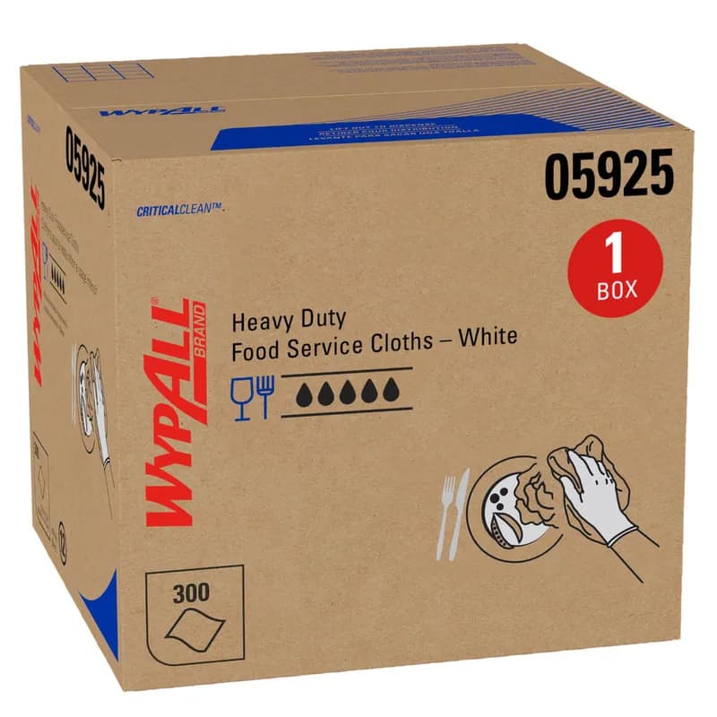 Foodservice Cleaning Wipe 24X12.5 IN White 300/Case