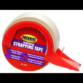 PackRite Filament Tape 2IN X60YD With Dispenser 6/Case