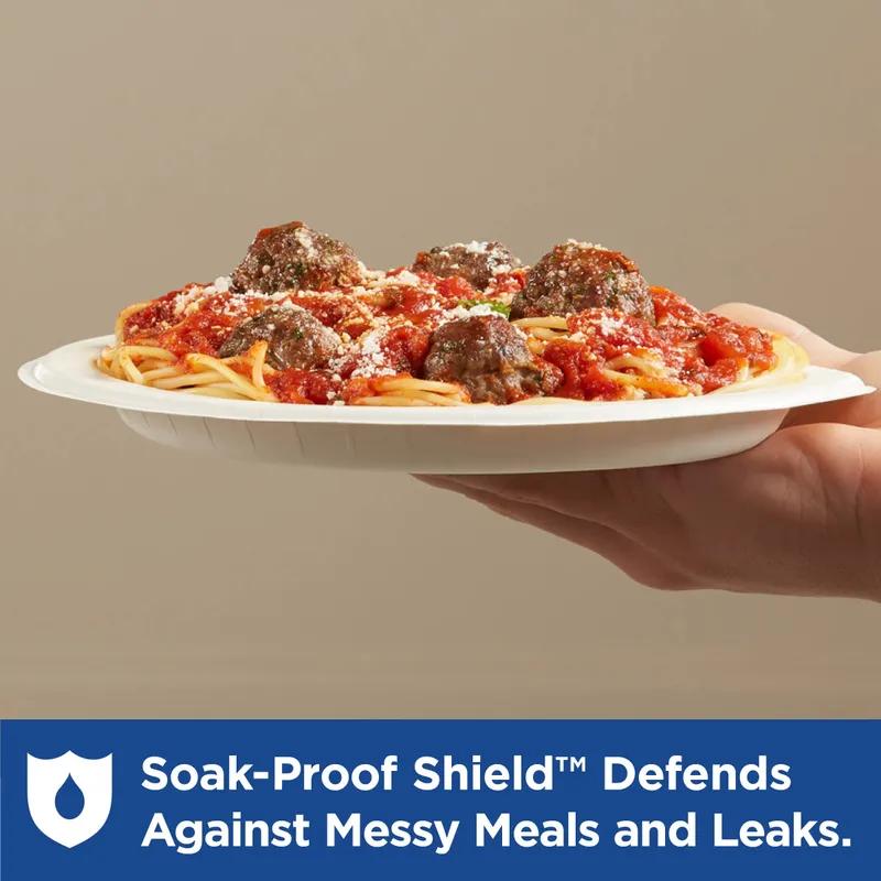 Dixie® Ultra Plate 9 IN Paper White Heavyweight 500/Case