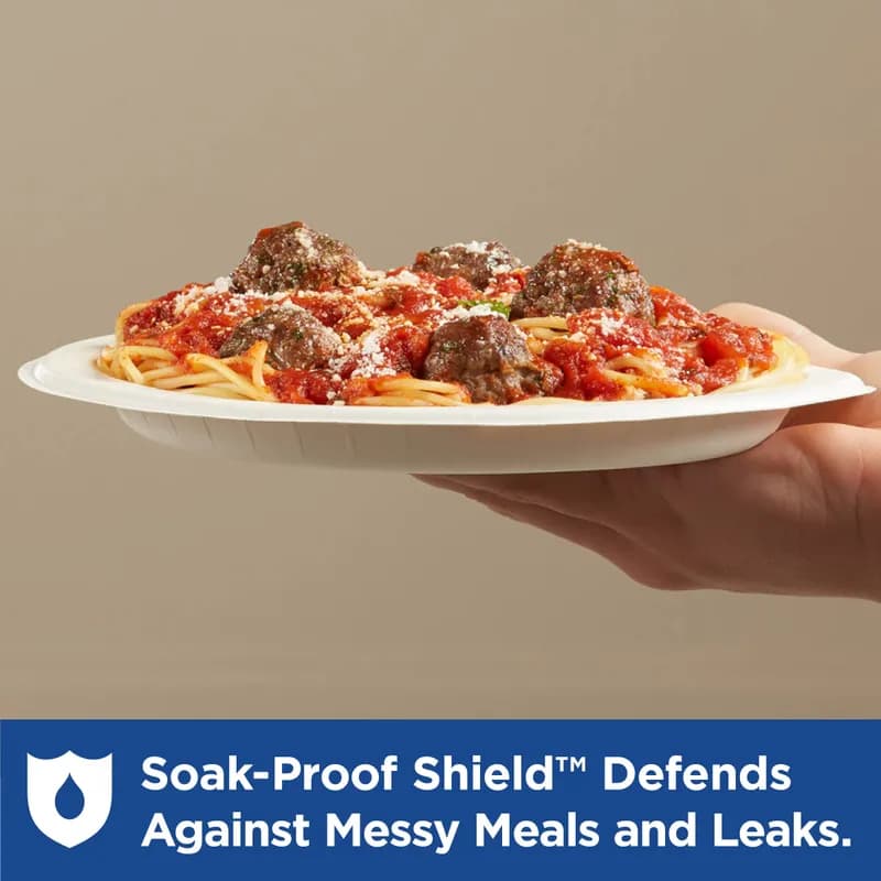 Dixie® Ultra Plate 9 IN Paper White Heavyweight 500/Case