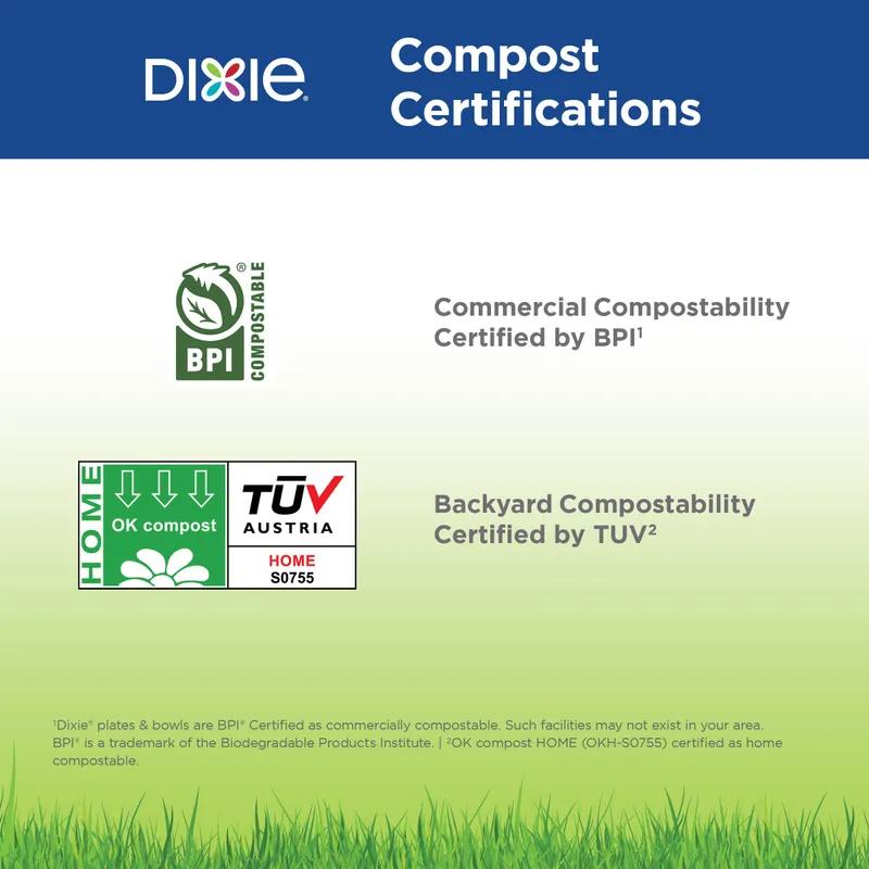 Dixie® Ultra Plate 9 IN Paper White Heavyweight 500/Case