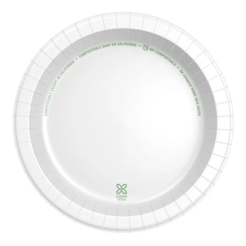 Dixie® Ultra Plate 9 IN Paper White Heavyweight 500/Case
