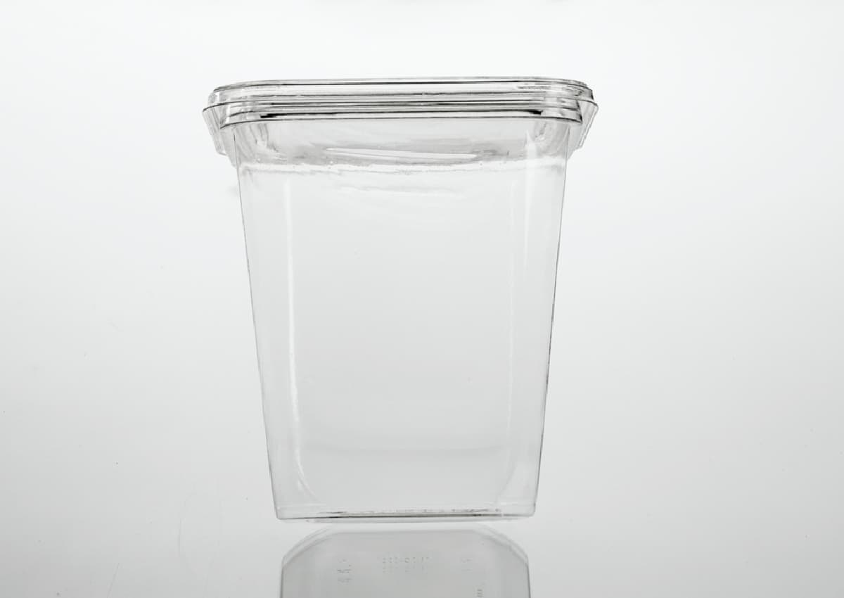 Bowl 32 OZ Clear Square Deep 228/Case
