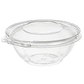 Safe-T-Fresh® Bowl 24 OZ RPET Clear Round Hinged Vented 150/Case