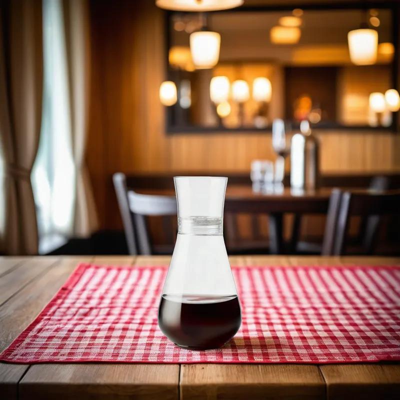 Bottle 28 FLOZ Clear With Aerator Decanter 72/Case