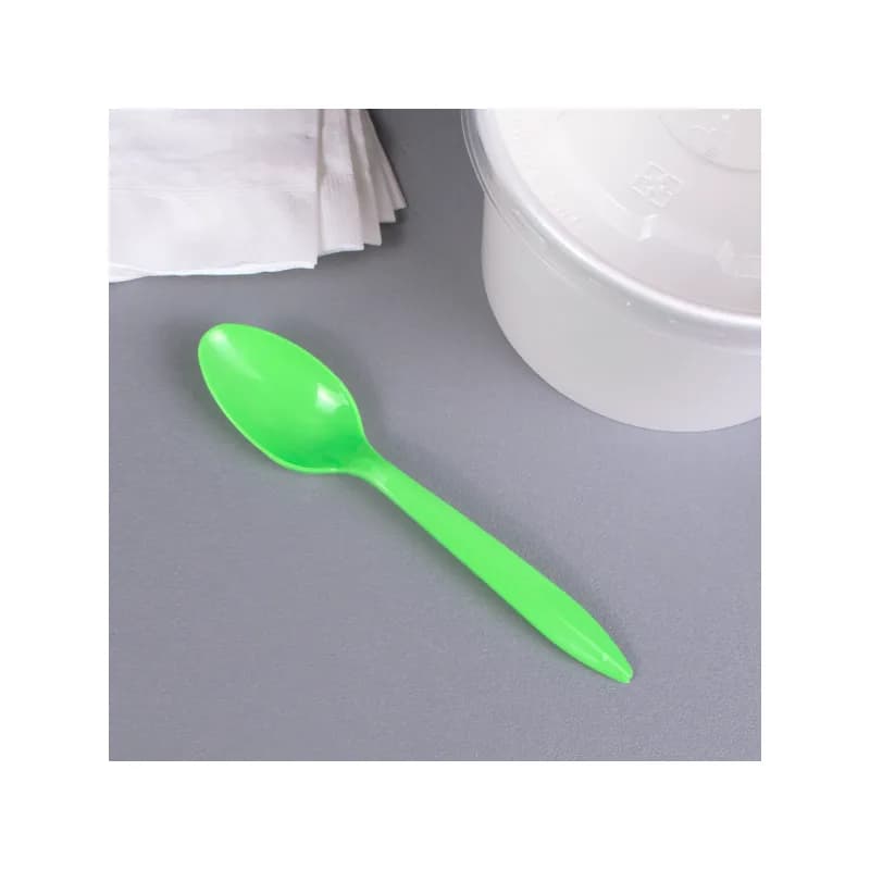 Karat® Teaspoon PP Assorted Medium Weight 1000/Case