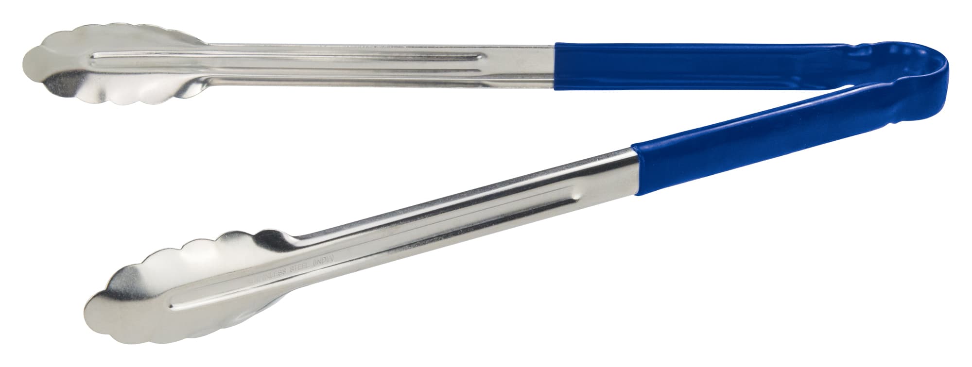 Serving Tongs 15.625X1.625 IN Stainless Steel Blue Blue Coated Handle 1/Each