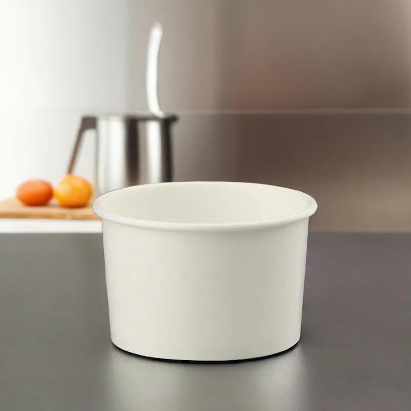 Victoria Bay Food Container Base 8 OZ White Round 1000/Case