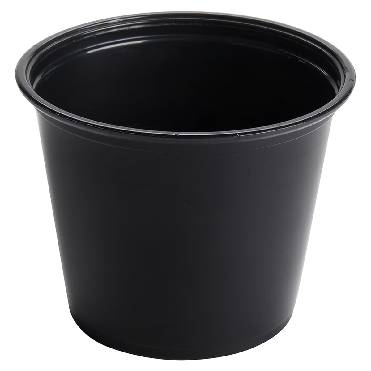 Victoria Bay Souffle & Portion Cup 5.5 OZ PP Black 2500/Case