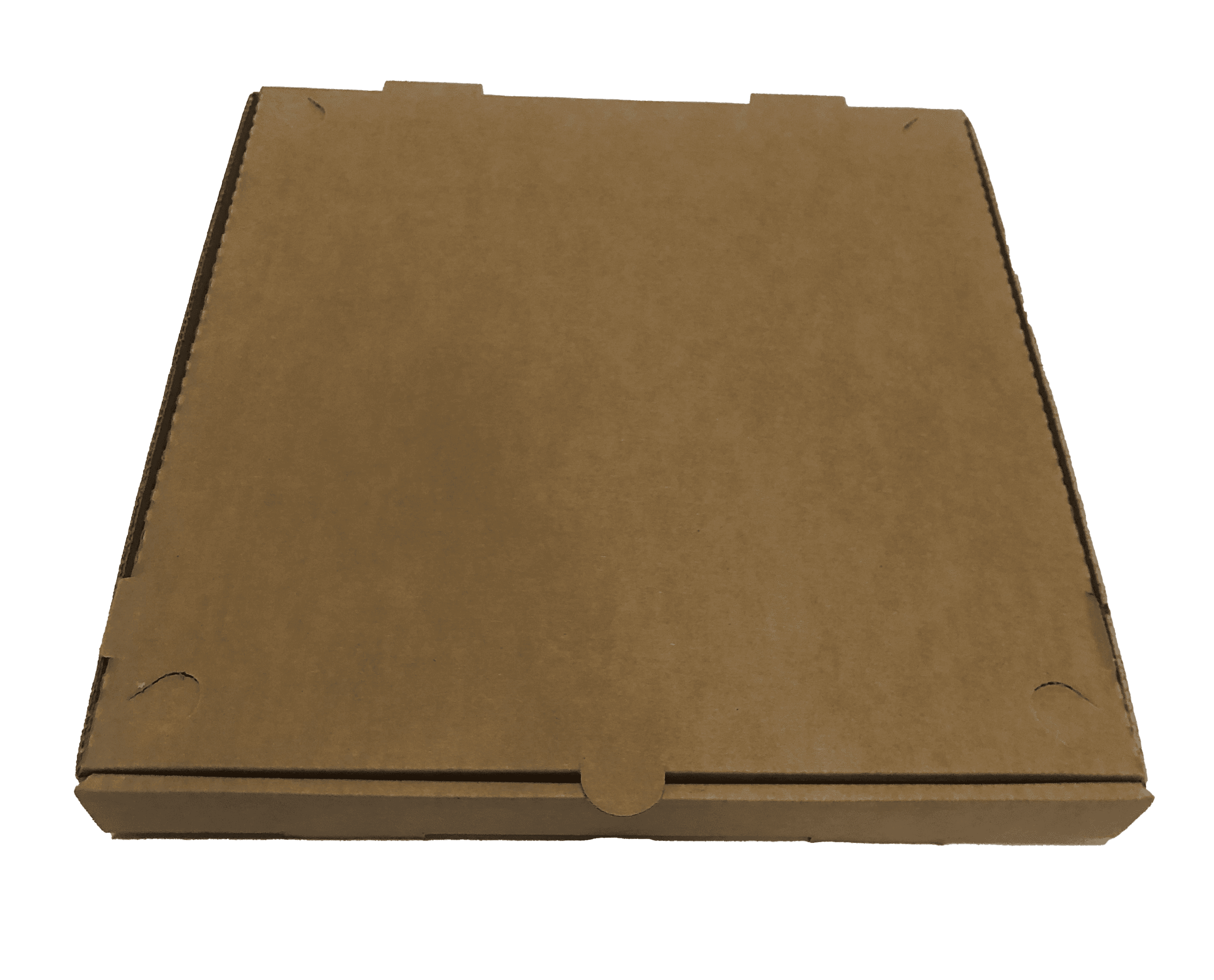 Pizza Box 10X10X1.63 IN Corrugated Cardboard Kraft/Kraft Plain B-Flute 50/Case