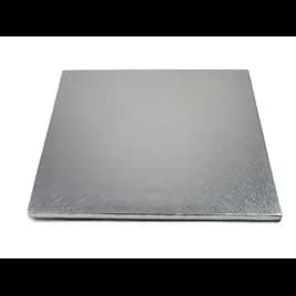 Cake Drum 8X0.5 IN Silver Square B/C-Flute 12/Case
