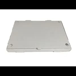 Pizza Box 18X12X1.63 IN Corrugated Cardboard White Kraft Plain Rectangle B-Flute 50/Bundle