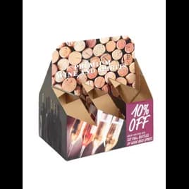 Wine Carrier 6 Compartment Gloss Graphic 10% Off 25/Case