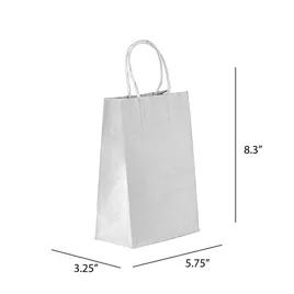Shopper Bag 5X3X9 IN White With Cord Handle Closure 250/Case