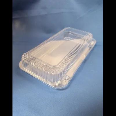 Danish Hinged Container With Dome Lid Large (LG) 13.4X6.75X2.63 IN OPS Clear Rectangle 250/Case
