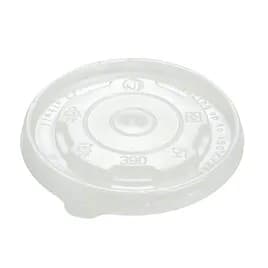 Lid Flat PP Translucent For 12 OZ Food Container 1000/Case