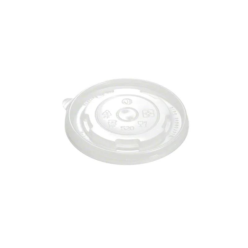 Lid Flat PP Translucent For 16 FLOZ Cup 1000/Case