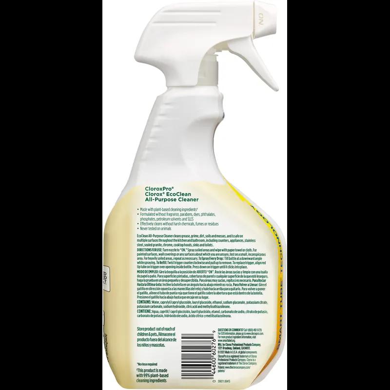 Clorox® EcoClean™ All Purpose Cleaner 1 QT RTU Liquid 9/Case