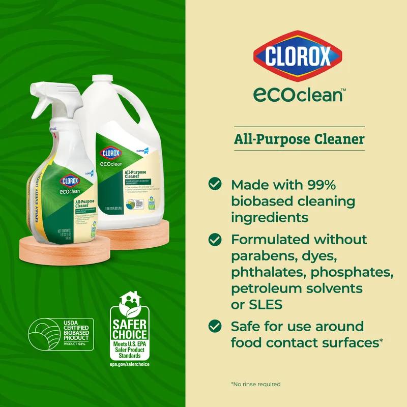 Clorox® EcoClean™ All Purpose Cleaner 1 QT RTU Liquid 9/Case