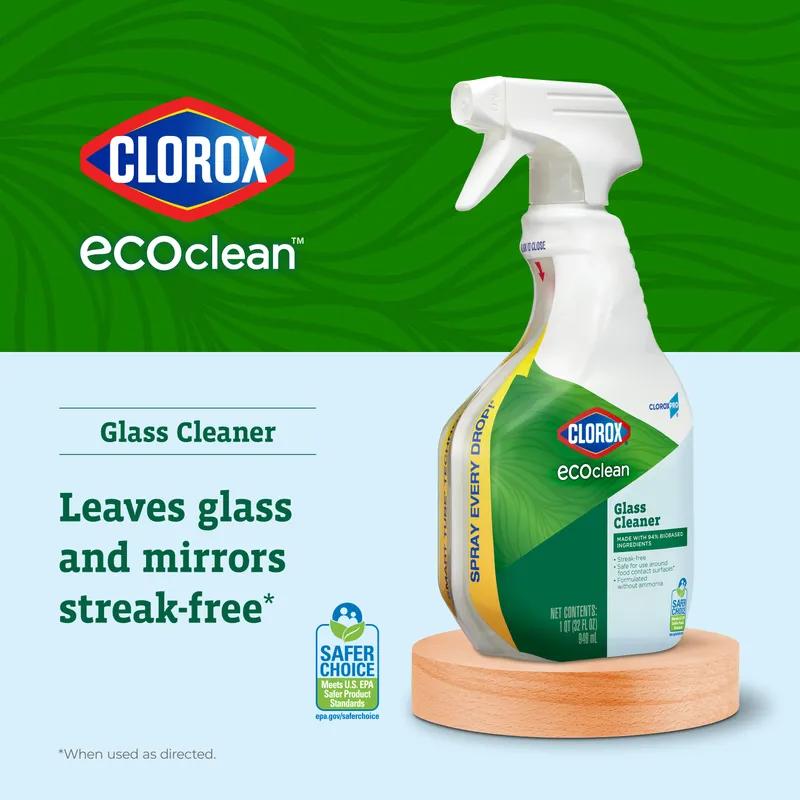 Clorox® EcoClean™ Glass Cleaner 1 QT RTU Liquid 9/Case