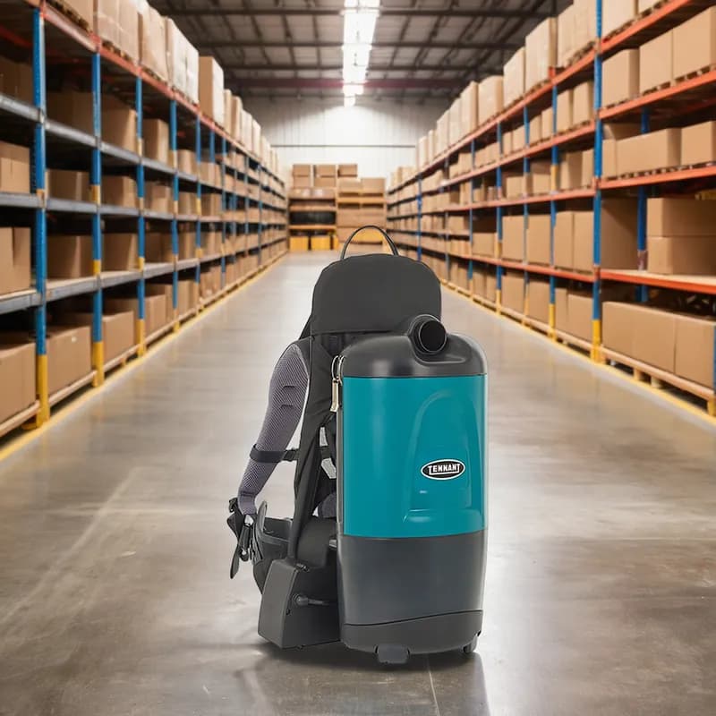 Backpack Vacuum 14IN HEPA Filter Lithium-Ion Battery 10.4Ah Hose Wand & Tool Kit 1/Each