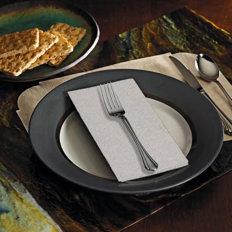 Linen-Like Natural® Dinner Napkins 17X15.5 IN 7.75X4.25 IN Gray Recycled Paper Disposable 300/Case