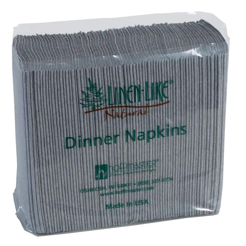 Linen-Like Natural® Dinner Napkins 17X15.5 IN 7.75X4.25 IN Gray Recycled Paper Disposable 300/Case
