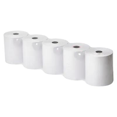 Victoria Bay Adding Machine Paper Register Tape 80MM X220FT White Thermal Paper 1PLY With 0.5 IN Core Diameter 50/Case