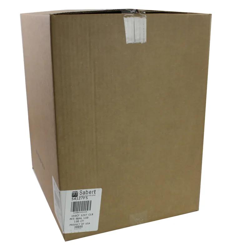 Lid Dome 13X7.8X1.4 IN PET Clear Rectangle For Container 150/Case