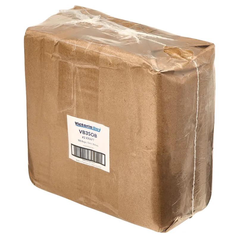Victoria Bay Bag 4.72X2.99X8.62 IN Paper #3 Kraft 500/Bundle