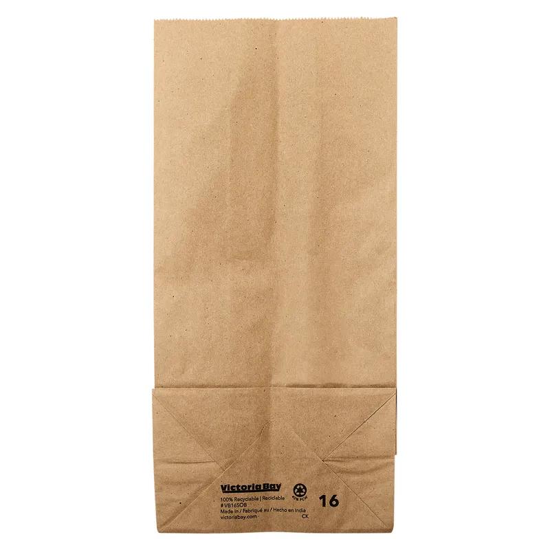 Victoria Bay Bag 7.56X4.65X15.55 IN Paper #16 Kraft 500/Bundle