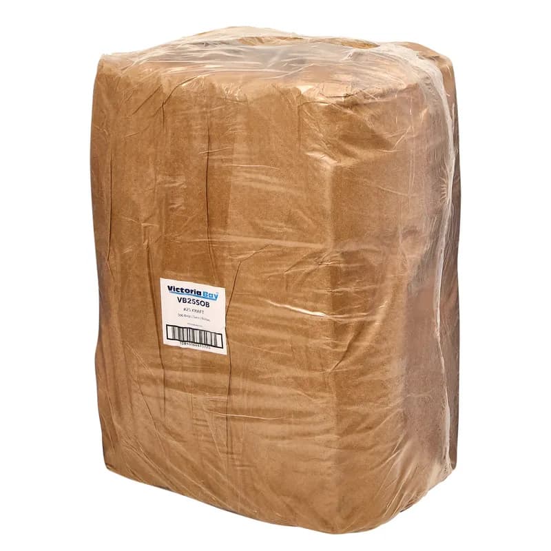 Victoria Bay Bag 8.27X5.25X17.72 IN Paper #25 Kraft 500/Bundle