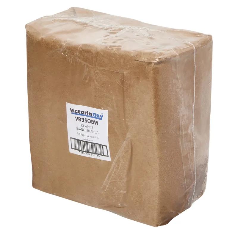 Victoria Bay Bag 4.72X2.99X8.62 IN Paper #3 White 500/Bundle