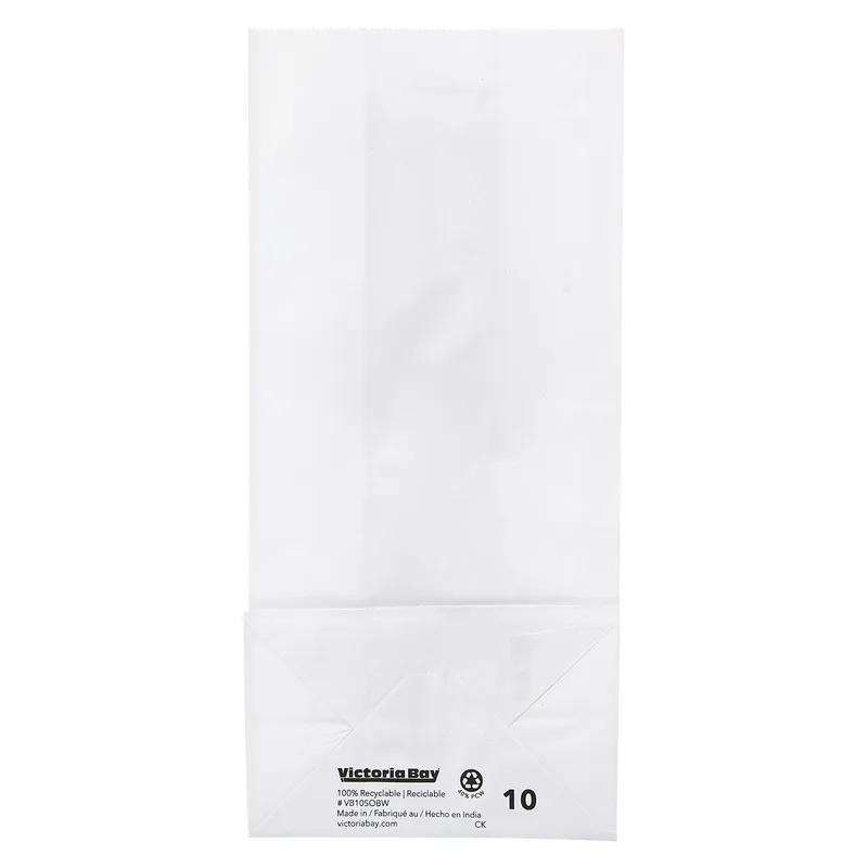 Victoria Bay Bag 6.46X4.13X12.99 IN Paper #10 White 500/Bundle
