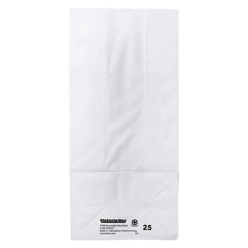 Victoria Bay Bag 8.27X5.25X17.72 IN Paper #25 White 500/Bundle