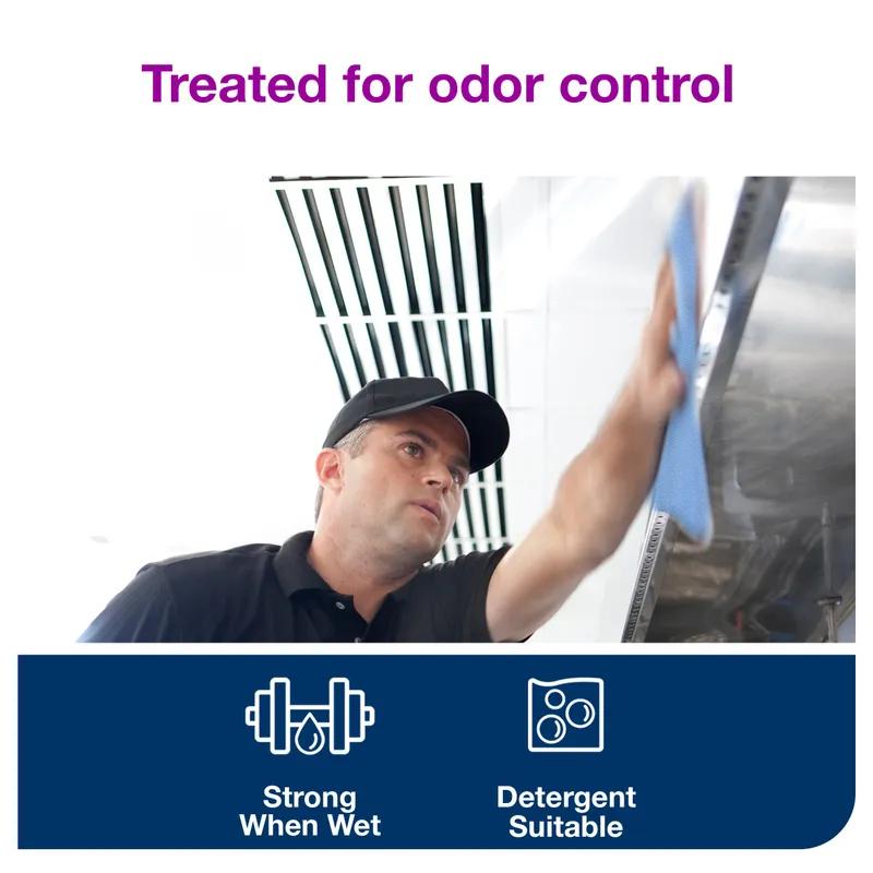 Tork Cleaning Towel 14.75X11.75 IN 7.35X6.27 IN Blue Multifold Z Refill Odor Resistant 50 Count/Pack