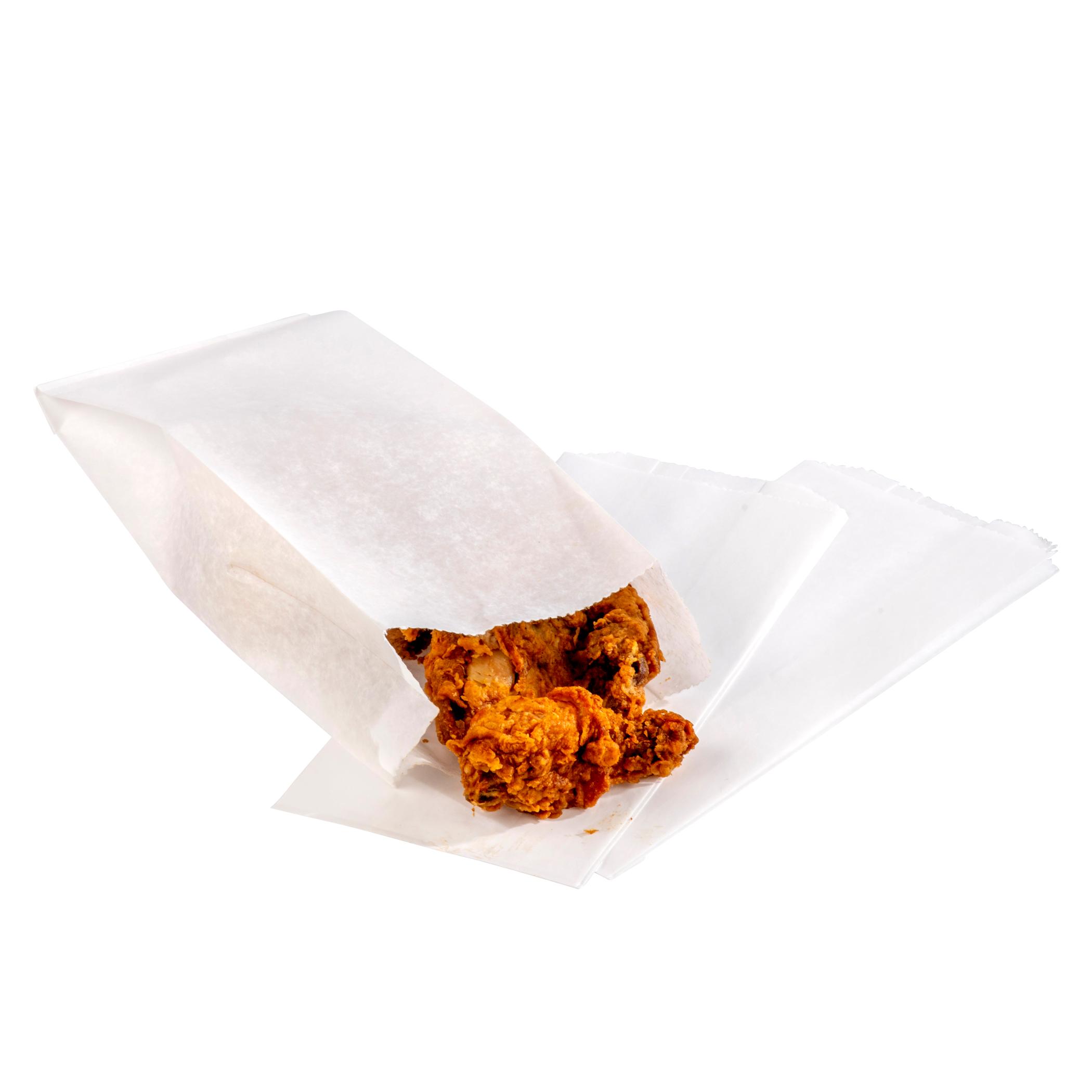 Bread Bag 5.25X3.25X12 IN Paper White Plain 1000/Case