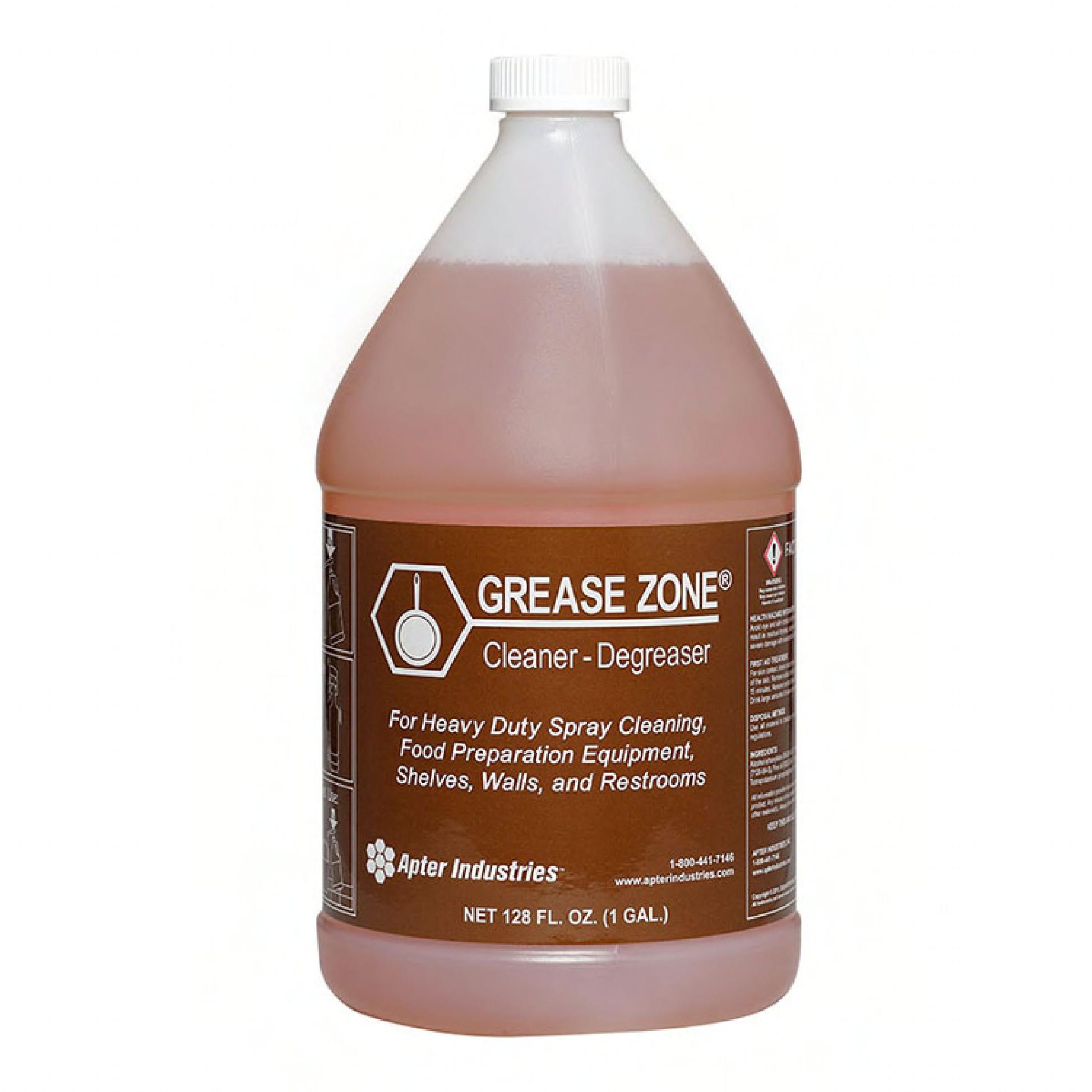 GREASE ZONE® Grease Zone Cleaner & Degreaser 1 GAL 4/Case