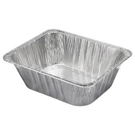 Victoria Bay Steam Table Pan 1/2 Size 12.7X10.4X4.1 IN Aluminum Silver Rectangle Extra Deep Freezer Safe 100/Case