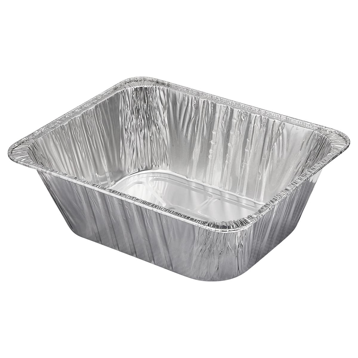 Victoria Bay Steam Table Pan 1/2 Size 12.7X10.4X4.1 IN Aluminum Silver Rectangle Extra Deep Freezer Safe 100/Case