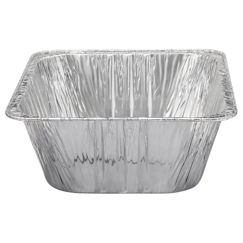 Victoria Bay Steam Table Pan 1/2 Size 12.7X10.4X4.1 IN Aluminum Silver Rectangle Extra Deep Freezer Safe 100/Case