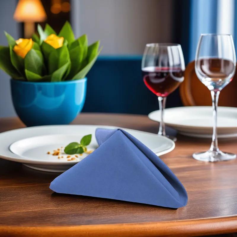 Multi-Purpose Napkins 20X20 IN Blue Spunbond Polypropylene 1/Dozen