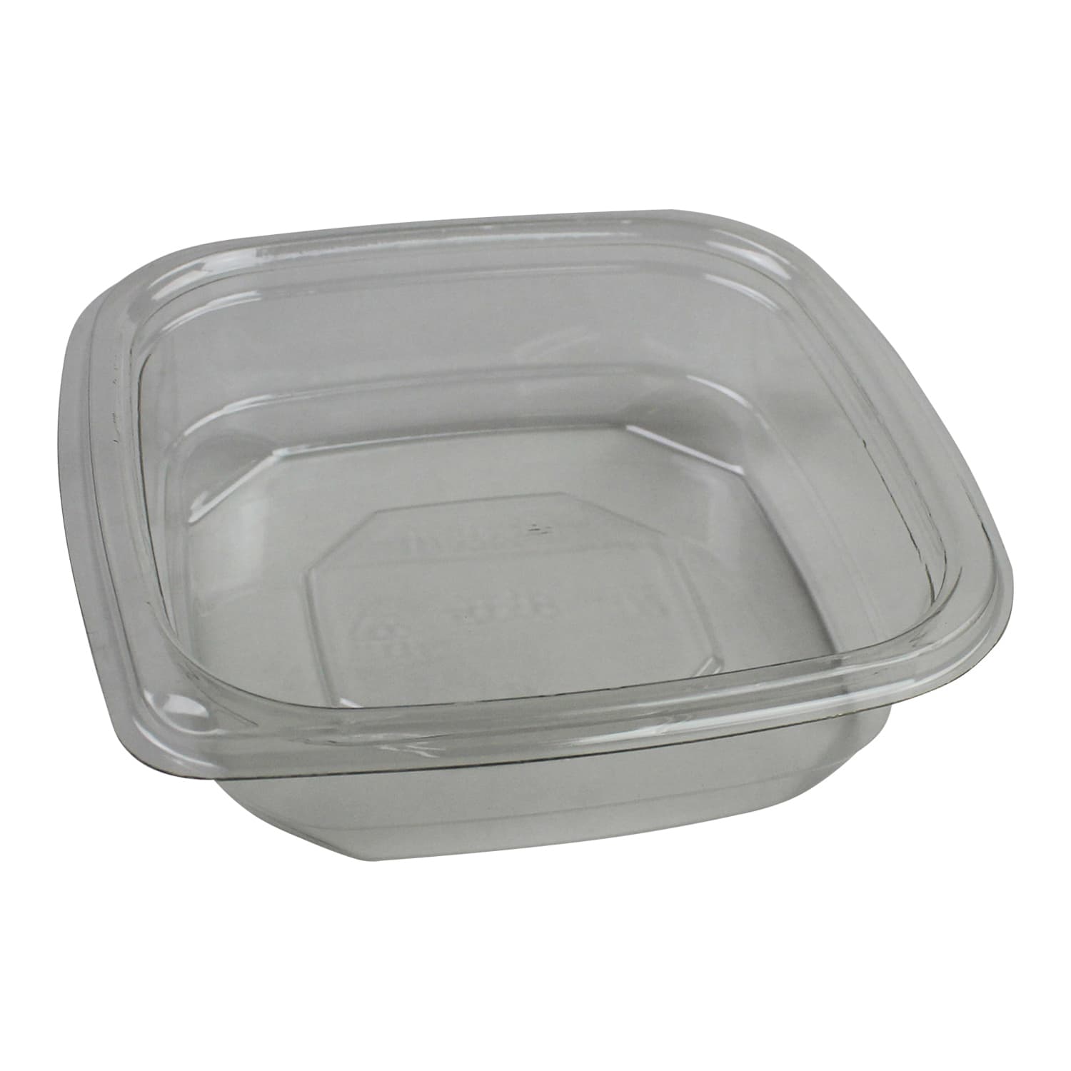 Bowl 8 OZ PET Clear Square Tamper-Evident 1000/Case