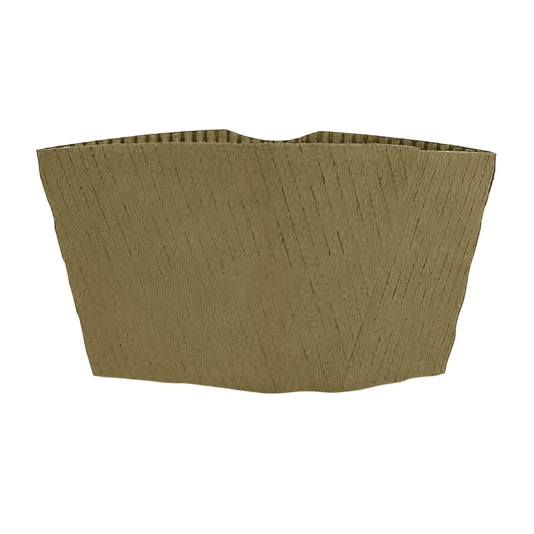 Victoria Bay Cup Sleeve Paperboard Kraft For 12-20 OZ For Coffee Cup Preassembled Smooth Wall 1200 Count/Case