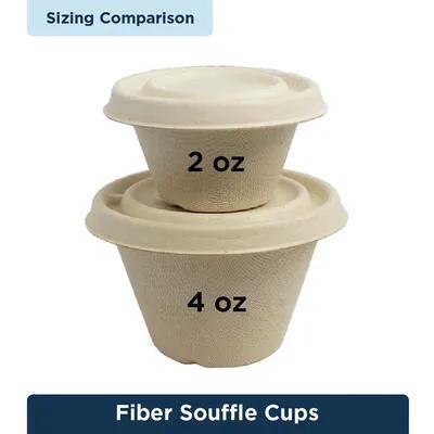 Souffle & Portion Cup 4 OZ Fiber 1000/Case