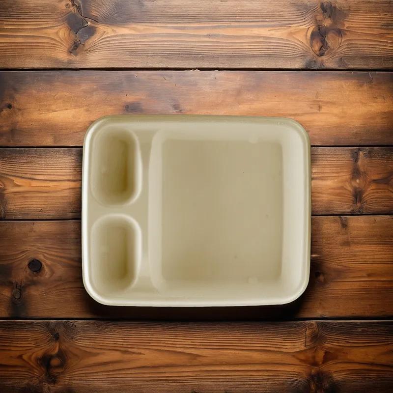 Victoria Bay Nacho Take-Out Tray 3 Compartment Sugarcane 300/Case
