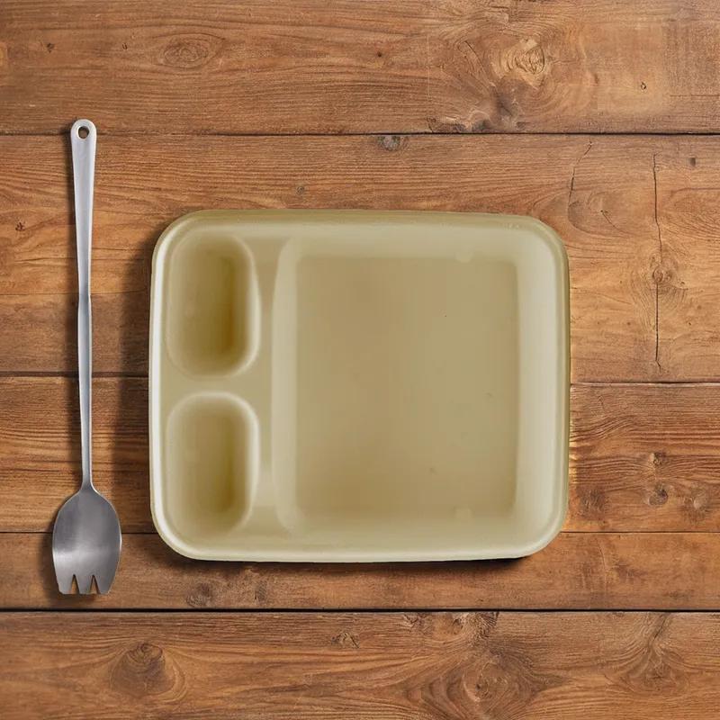 Victoria Bay Nacho Take-Out Tray 3 Compartment Sugarcane 300/Case