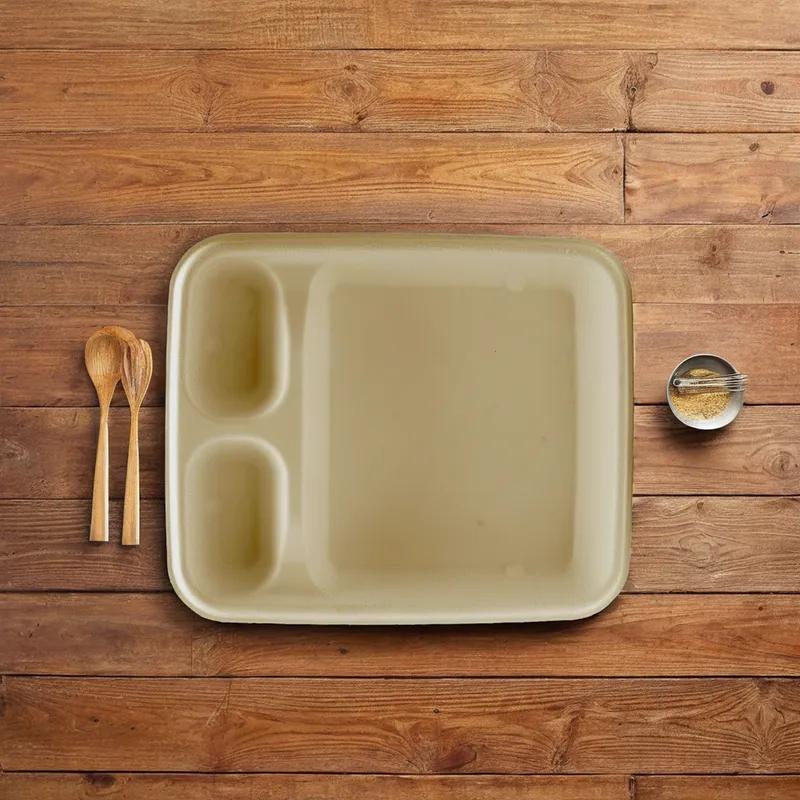 Victoria Bay Nacho Take-Out Tray 3 Compartment Sugarcane 300/Case